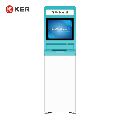 Self Printing KER 19 Inch Hospital Self Service Kiosk