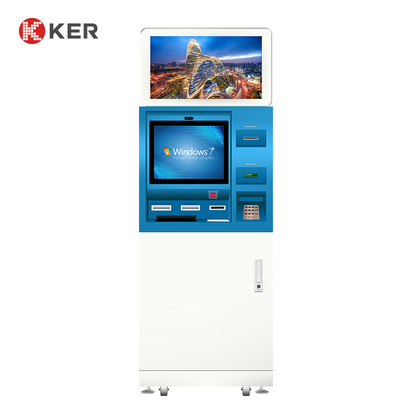 Card Dispenser Capacitive 19 Inch Hospital Self Service Kiosk