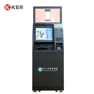 Card Dispenser Capacitive 19 Inch Hospital Self Service Kiosk