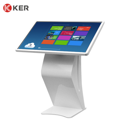 Indoor Floor Standing 55 Inch 1920*1080 Interactive Information Kiosk