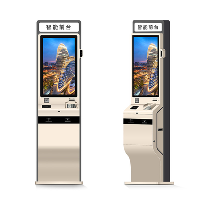 Payment 1280*1024 Receipt Printer 32 Inch Hotel Self Check In Kiosk