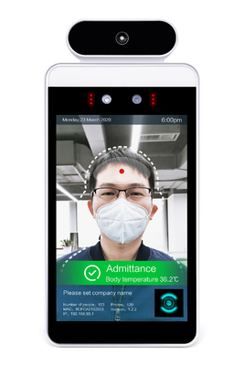 Infrared Thermometer AI IP65 Face Recognition Access Control System