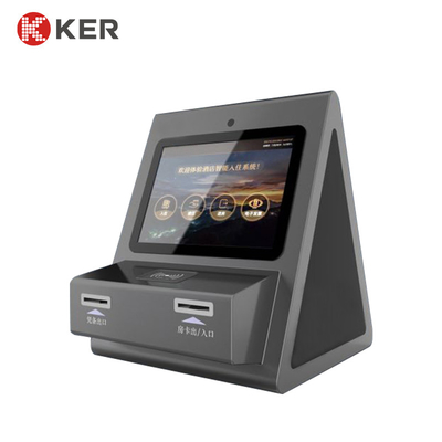 Infrared Induction 15 Inch Desktop Hotel Self Check In Kiosk