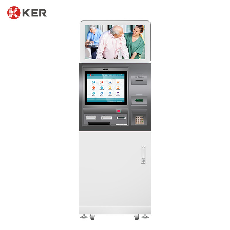 Ce/Fcc/Rohs 23.8 Inch And 17 Inch Floor Standing Vertical Self Service Report Print Terminal