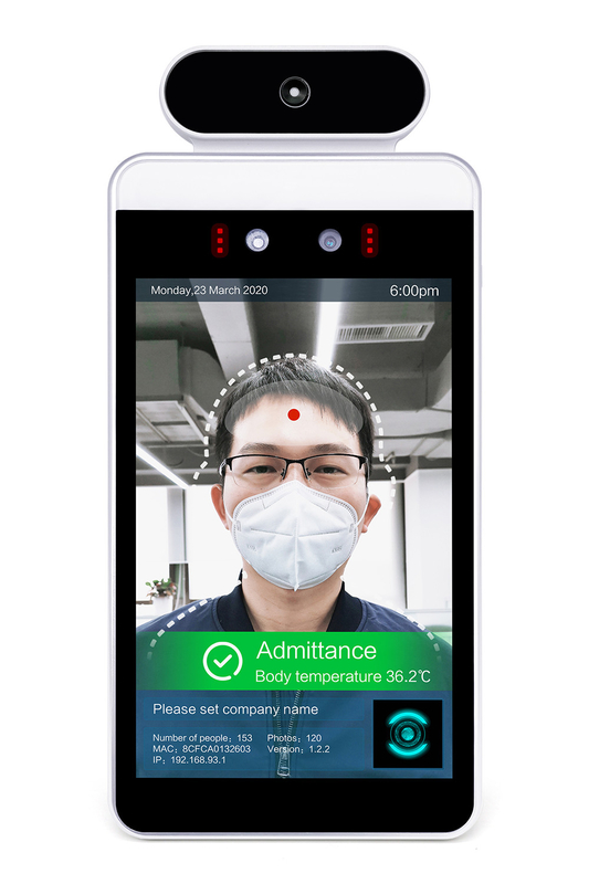 Infrared Thermometer AI IP65 Face Recognition Access Control System